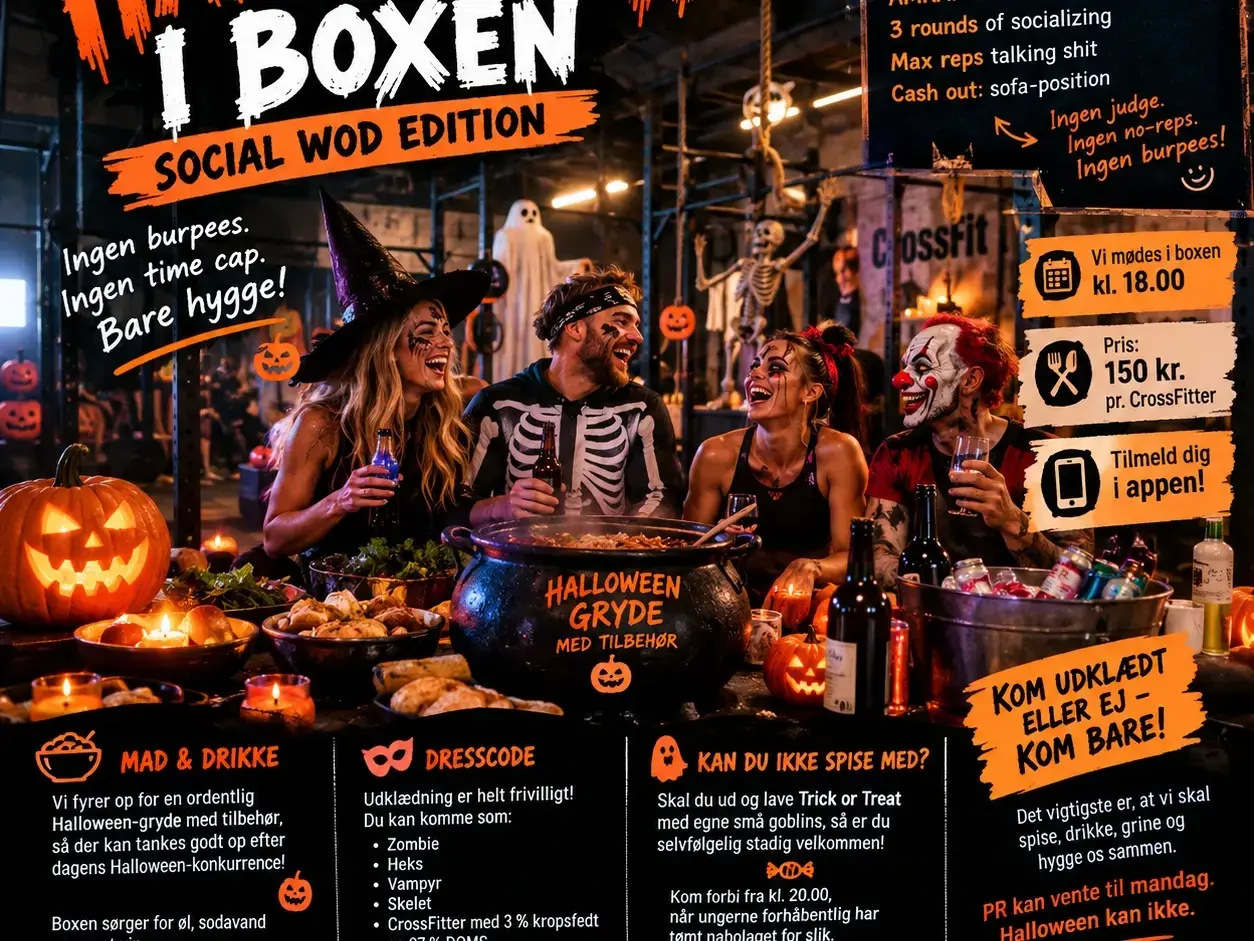 Halloween hygge efter konkurrence